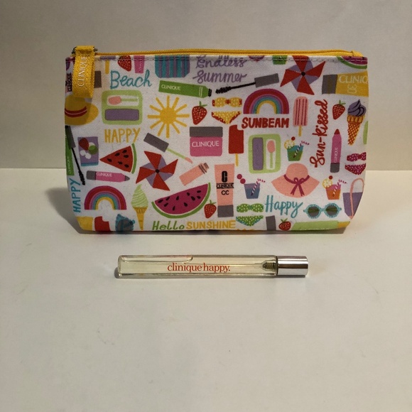 Clinique Happy Perfume Spray & Bag - Picture 1 of 3
